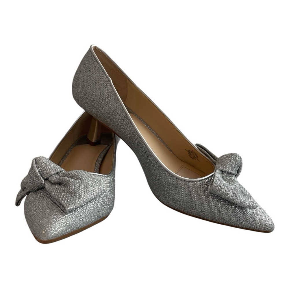 Alex Marie Iris Two Glitter Bow Pumps